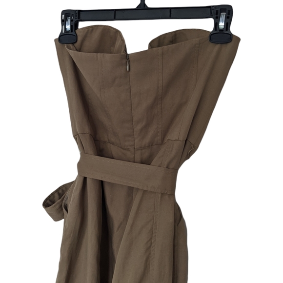 LOVERS + FRIENDS x REVOLVE Steph Tan Bustier Strapless Belted Waist Tie Jumpsuit - Picture 6 of 8